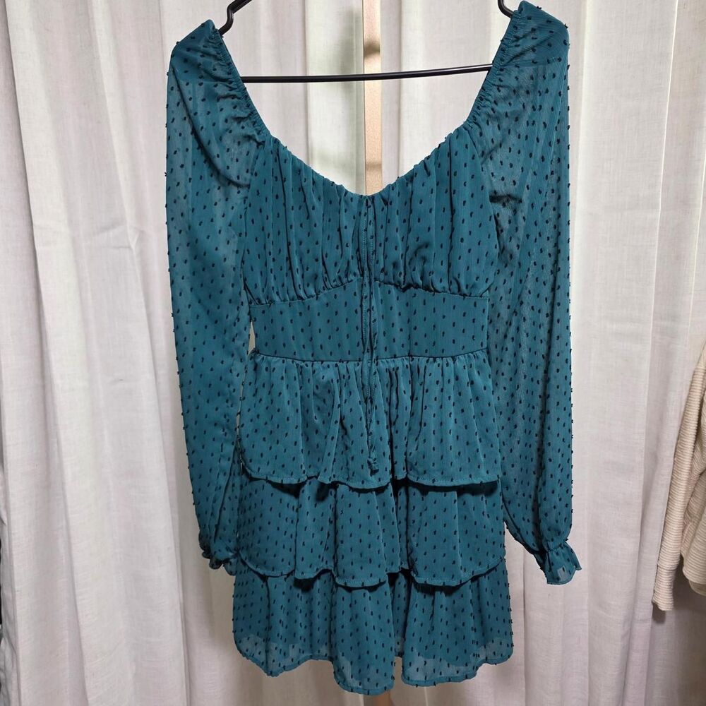 Unbranded Women's Blue and Green Dress